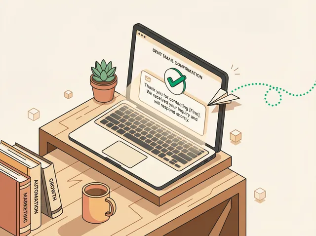 Step 3: Prospect gets auto-response